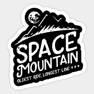 Space Mountain Sticker